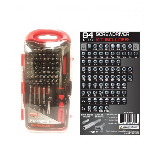 Набор оружейных отвёрток Birchwood Master Kit 84pc