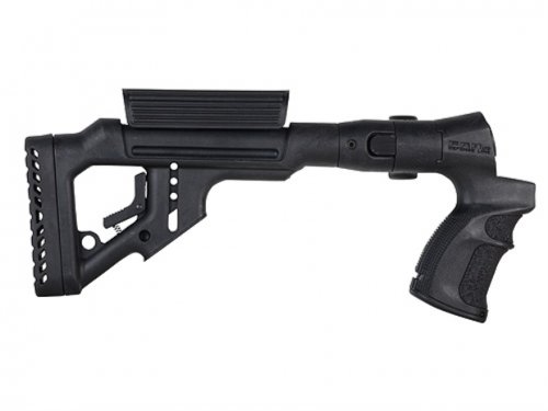 Приклад для ружья складной фиксированной длины с регулируемой щекой Mako FAB Defense
