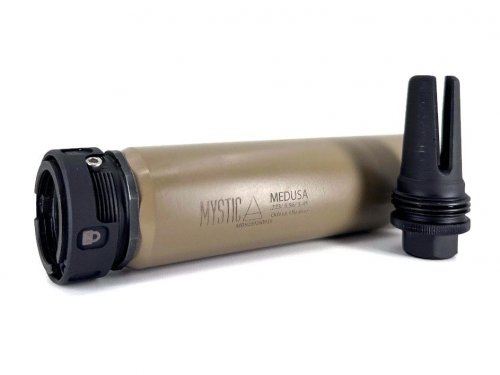 Глушитель быстросъемный MYSTIC Medusa с пламегасителем .223/5.56 фото