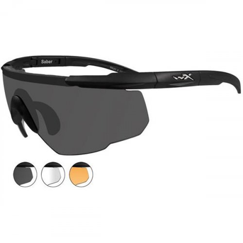 Тактичні окуляри Wiley X Saber Advanced - комплект із трьома стеклами