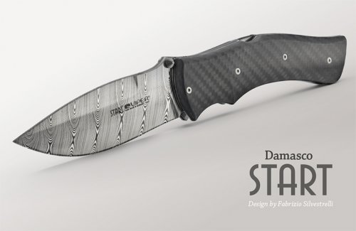 Нож складной Viper Start Damasco