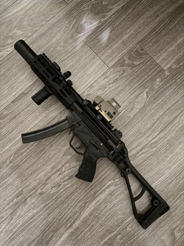 Цевье Midwest Industries MP5 M-LOK Suppressor Handguard (MI-MP5-SD) фото 3