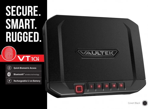 Сейф біометричний пістолетний Vaultek VT10i Bluetooth