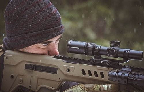 Оптичний приціл TOMAHAWK LPVO SERIES 1-8x24 SFP Guerrilla DOT BDC (ATK18241-B) фото 5