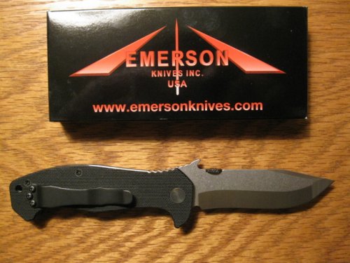 Нож Emerson MINI CQC-15 STONEWASHED PLAIN