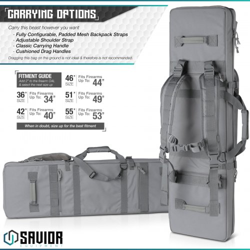 SAVIOR сумка-рюкзак для 2х единиц оружия URBAN WARFARE - 42"