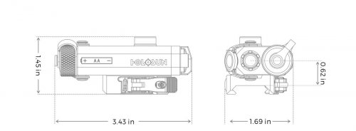Лазерный цілевказівник (ЛЦВ) Holosun LS117R QD