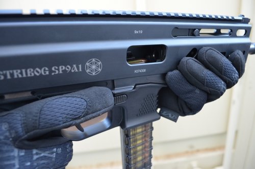 Збільшений важіль скидання затримки затвора GP Stribog SP9 фото 7