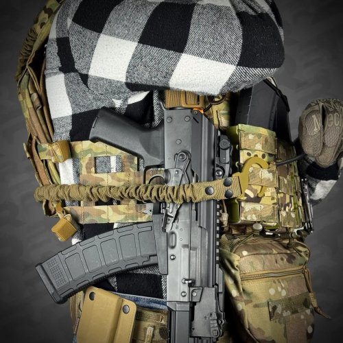 RAGNAROK одноточечный ремень с комплектом креплений к плитоноске фото 12 RAGNAROK одноточечный ремень с комплектом креплений к плитоноске фото 12