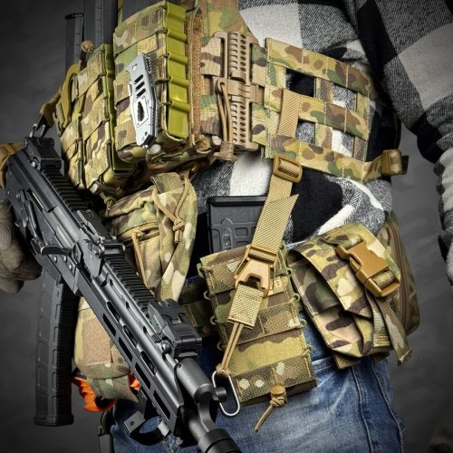 RAGNAROK одноточечный ремень с комплектом креплений к плитоноске фото 11 RAGNAROK одноточечный ремень с комплектом креплений к плитоноске фото 11