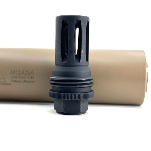Глушитель быстросъемный MYSTIC Medusa с пламегасителем .223/5.56 фото 3