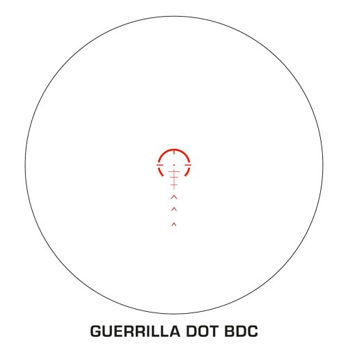 SWAMPFOX оптический прицел Arrowhead Guerrilla Dot BDC Long 1-10x24 SFP LPVO ( ARH11024-B) фото 2