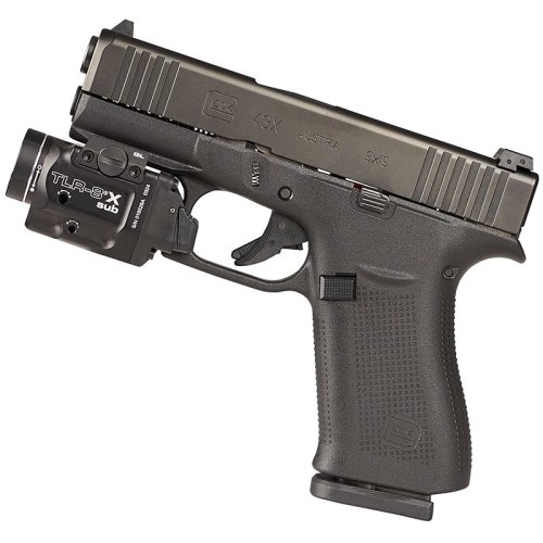 Тактический фонарь с ЛЦУ Streamlight TLR-8 X sub для GLOCK 43/48 фото 2