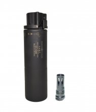 Глушник Zbroyar F.A.S.T. AR15 .223 (Fast-Attach Suppressor Tactical) з полум'ягасником фото