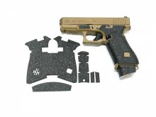 Комплект антискользящих наклеек Handleitgrips на Glock 19X / 45 фото