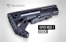 Приклад телескопический Strike Industries (Viper) Mil-Spec SI-STRIKE-ES-MOD1-BK фото
